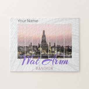 Wat Arun Temple Bangkok Thailand Sunset Souvenir Legpuzzel