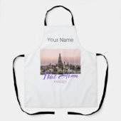 Wat Arun Temple Bangkok Thailand Sunset Souvenir Schort (Voorkant)