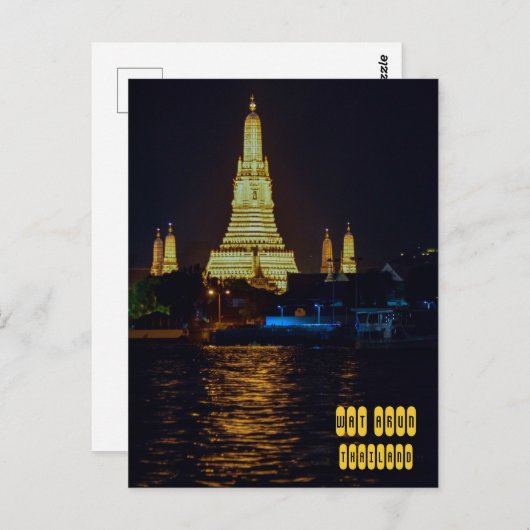 Wat Arun Temple Briefkaart (Voorkant / Achterkant)