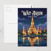 Wat Arun Thailand Briefkaart (Voorkant / Achterkant)