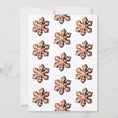 Wat bakt peperkoek Kerstmis geslacht onthullen Kaart (Achterkant)