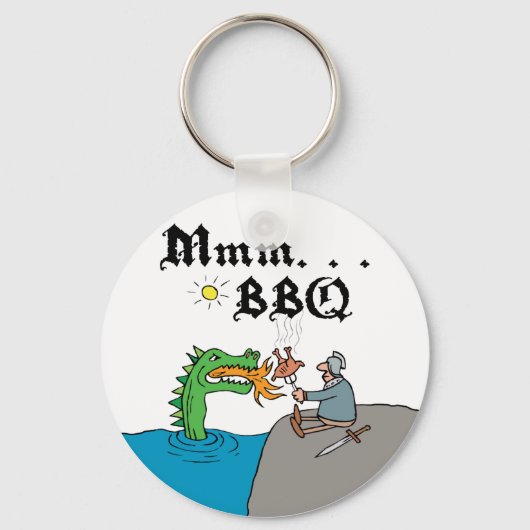 Wat? . . BBQ Sleutelhanger (Voorkant)