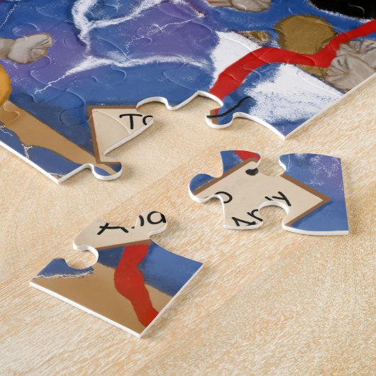 Wat bedoel je dat het nog geen Kerstmis is? Legpuzzel (Zijkant)