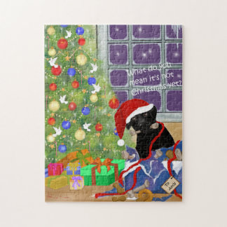 Wat bedoel je dat het nog geen Kerstmis is? Legpuzzel
