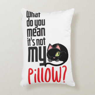 Wat bedoel je, het is niet mijn kussen? accent kussen