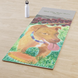 Wat bedoel je met dat je moe bent? Yoga mat