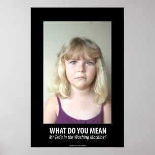 Wat bedoel je? poster
