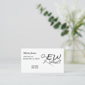 Wat bekijken visitekaartje (Staand voorkant)