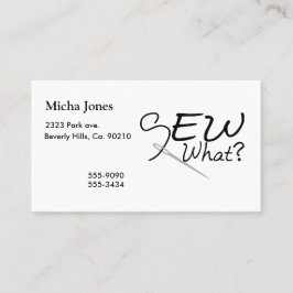 Wat bekijken visitekaartje