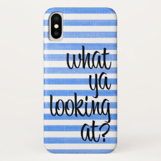 Wat bekijkt u striped iPhone X Hoesje
