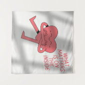 Wat belangrijk is, is het binnenkant van het tapij wandkleed (Voorkant (horizontaal))