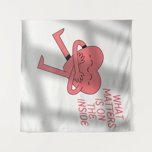 Wat belangrijk is, is het binnenkant van het tapij wandkleed (Voorkant (horizontaal))