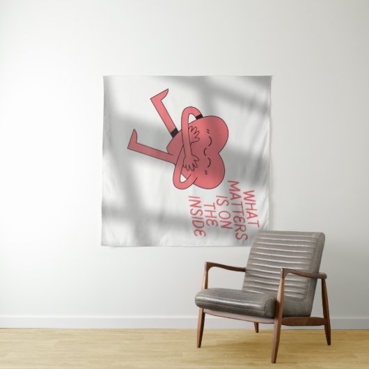 Wat belangrijk is, is het binnenkant van het tapij wandkleed (In Situ (horizontaal))