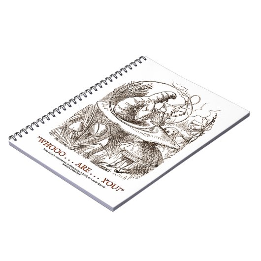 Wat... ben jij? Alice Caterpijler Wonderland Notitieboek (Linkerzijde)