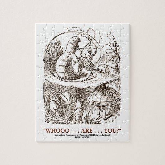 Wat... ben jij? (Alice en de Caterpaal) Legpuzzel (Verticaal)