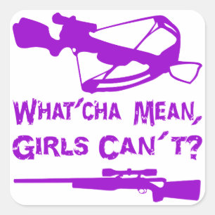 Wat betekent Cha dat meisjes dat niet kunnen? Vierkante Sticker