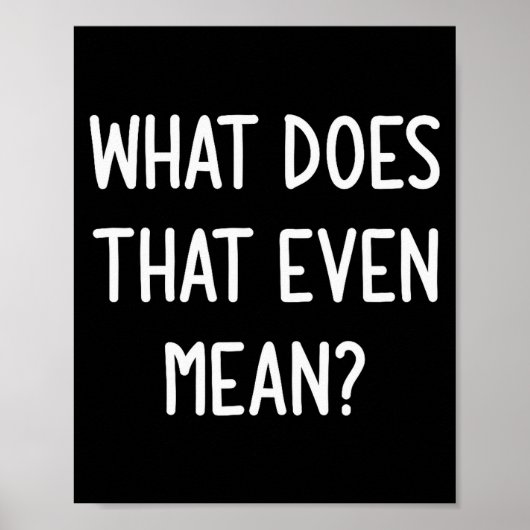 Wat Betekent Dat Nou Eigenlijk, Grappig, Grap, Sar Poster (Voorkant)