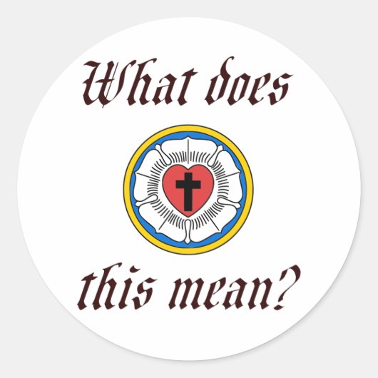 Wat betekent dit ronde sticker (Voorkant)