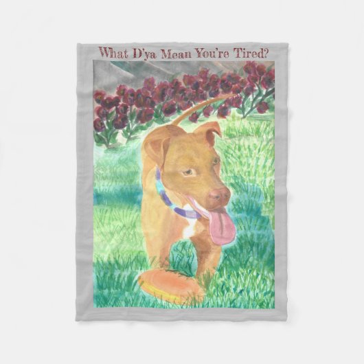 Wat betekent D'ya dat je gekant bent? Fleece Deken (Voorkant)