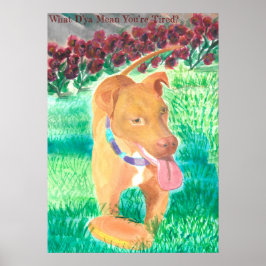 Wat betekent D'ya dat je gekant bent? Poster