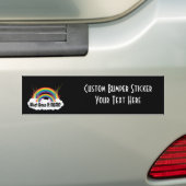 WAT BETEKENT HET? DUBBELE RAINBOW BUMPERSTICKER (Op auto)