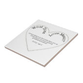 Wat betekent liefde - Kerstmis presenteert Tegel Tegeltje (Zijkant)