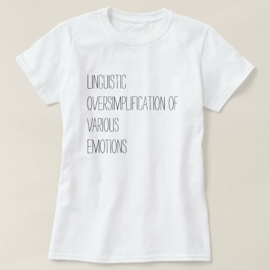 Wat betekent LOVE? T-shirt (Design voorkant)