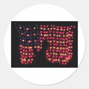 WAT BETEKENT VRIJHEID VOOR EEN PERSOON IN EEN WEEF RONDE STICKER