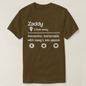 Wat betekent Zaddy een definitie van funny Dating T-shirt (Design voorkant)