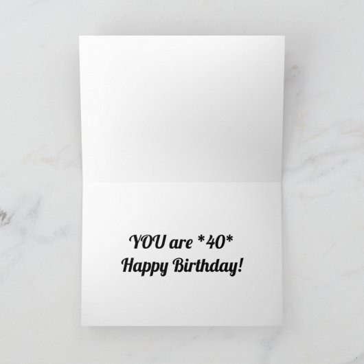 "WAT BETREFT HET HOORZITTEN VAN NIEUWS DAT U **40* KAART (Binnen)