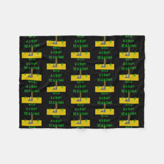 WAT BETREFT HET LEZEN VAN LEZENDE LEZENBOEKEN FLEECE DEKEN