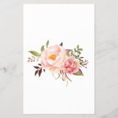 Wat bevat uw roze Baby shower game Kaart (Achterkant)