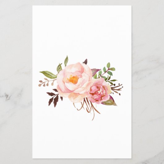 Wat bevat uw roze Baby shower game Kaart (Achterkant)