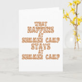 Wat bij het Kamp van de Zomer gebeurt Kaart (Gele Bloem)