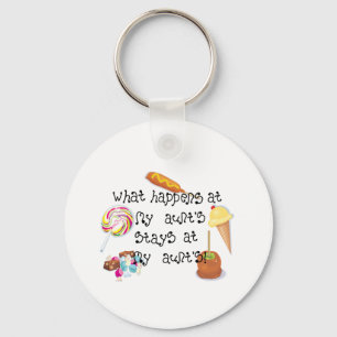 Wat bij Mijn Tante&apos gebeurt;s STAYS bij Mijn T Sleutelhanger