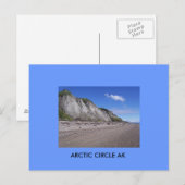 wat blauwdruk, ARCTIC CIRCLE AK Briefkaart (Voorkant / Achterkant)