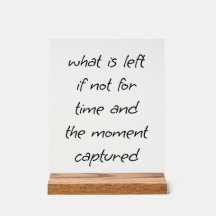 Wat blijft er over Acryl Teken