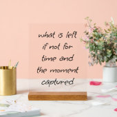 Wat blijft er over Acryl Teken Bord (Huwelijk)