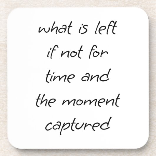 Wat blijft het harde plastic Onderzetter achter (Voorkant)