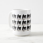 Wat! Border Collie Koffiemok (Voorkant links)