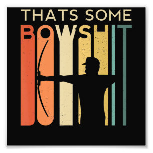 Wat Bowshit Archery Arrow Compound Shoot Gift Foto Afdruk