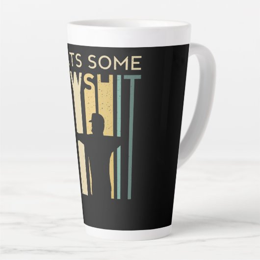 Wat Bowshit Archery Arrow Compound Shoot Gift Latte Mok (Rechterhoek)