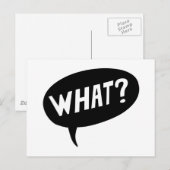 Wat? Briefkaart (Voorkant / Achterkant)