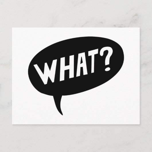 Wat? Briefkaart (Voorkant)