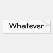 Wat Bumpersticker (Voorkant)