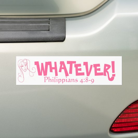 WAT? BUMPERSTICKER (Op auto)