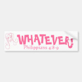 WAT? BUMPERSTICKER (Voorkant)