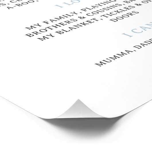 Wat Bunny First Bday Milestone Poster (Hoek)