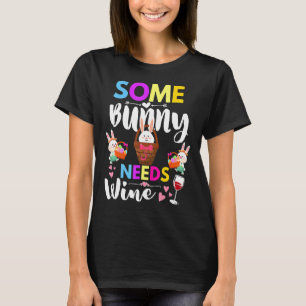 Wat Bunny heeft behoefte aan een goede wijn met ko T-shirt