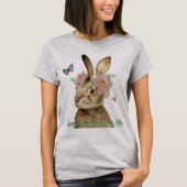 wat bunny houdt van retro-konijnenshirt t-shirt (Voorkant)